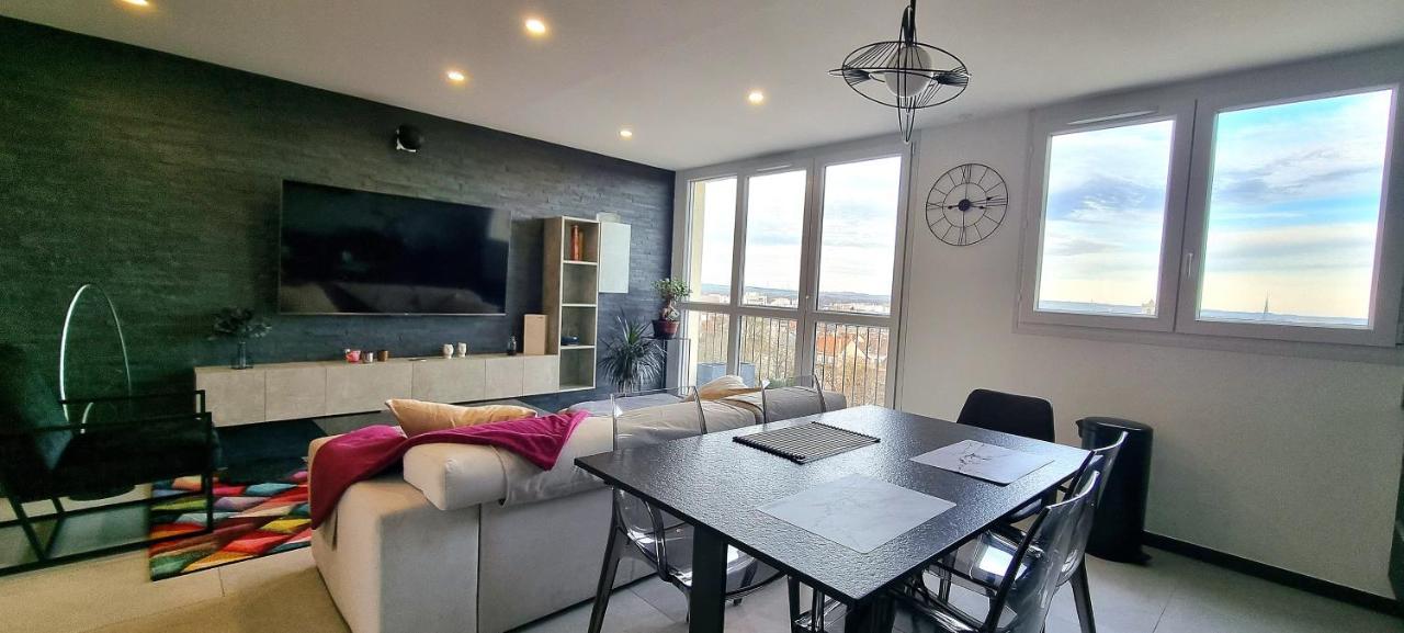 Le Perchoir, High-End & Panoramic View Apartment Troyes Luaran gambar